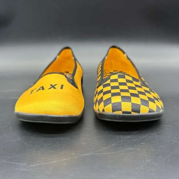 Vintage Hot Chocolate Designs 2004 Taxi Slip On Loafers EU 36 US 6 Checkered Y2K