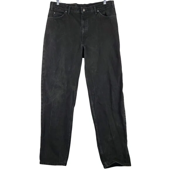 Vintage Levi's Orange Tab 560 Jeans Loose Fit Leg Black 38x34 (Fits 36x34)