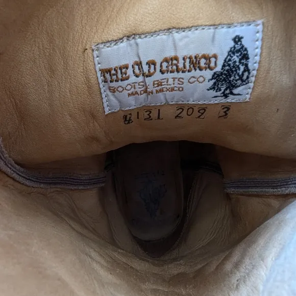 Vintage Old Gringo Leather Cowboy Boots Sunflower Women's