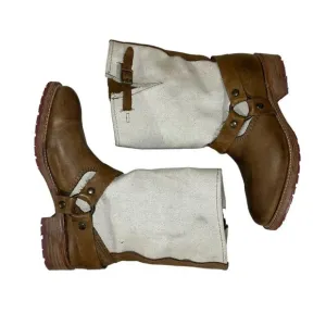 Vintage Shoe Company Womans size US6.5 Westercore Moto Leather Harness Boots