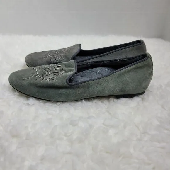 Vionic Snug Romi Womens Shoes Size 7.5 Gray Casual Comfort Flats Loafers Shoes