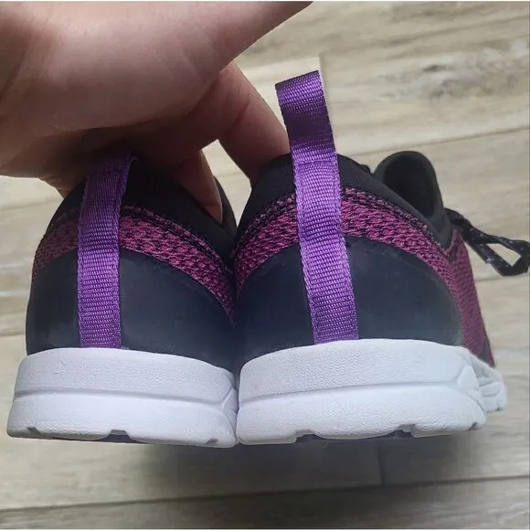 Vionic Women's Alma Sneaker women's size 9.5 black purple pink