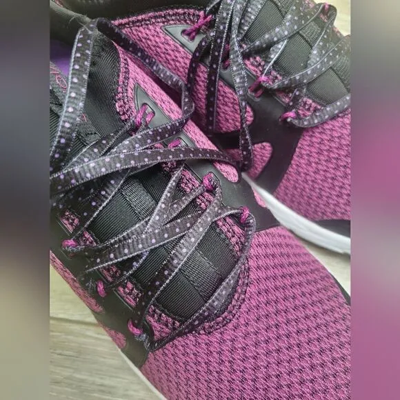Vionic Women's Alma Sneaker women's size 9.5 black purple pink