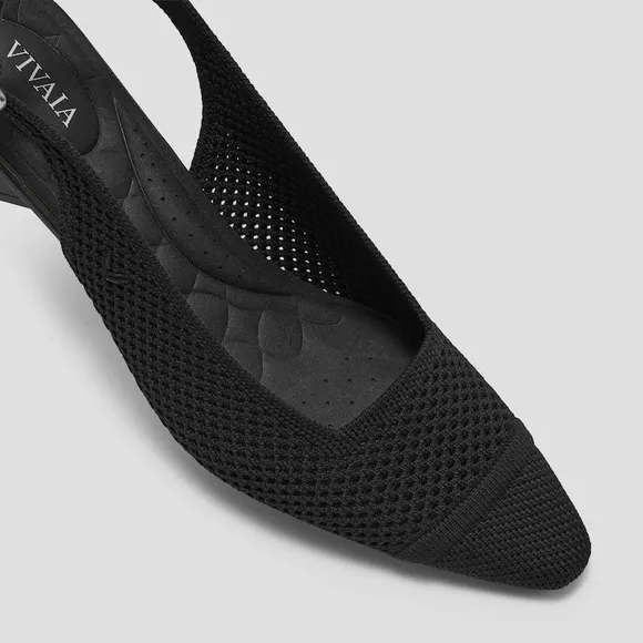 VIVAIA Slingback Sandals  droplet-shaped heel adjustable Strap Shoes EU/39 US/8