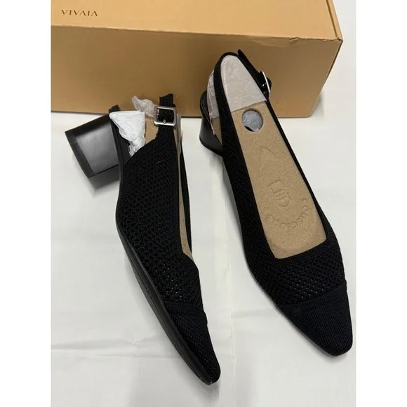 VIVAIA Slingback Sandals  droplet-shaped heel adjustable Strap Shoes EU/39 US/8