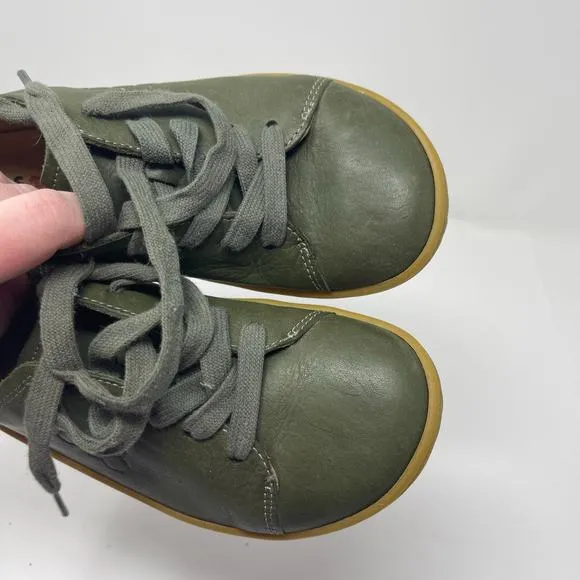 Vivobarefoot Addis Wild Hide Leather Women's Sneakers in green sz 35 US 5
