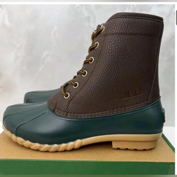 WATERPROOF -JBU MEN'S MAINE DARK BROWN DUCK BOOTS - NWT  NIB-SIZE Variou…