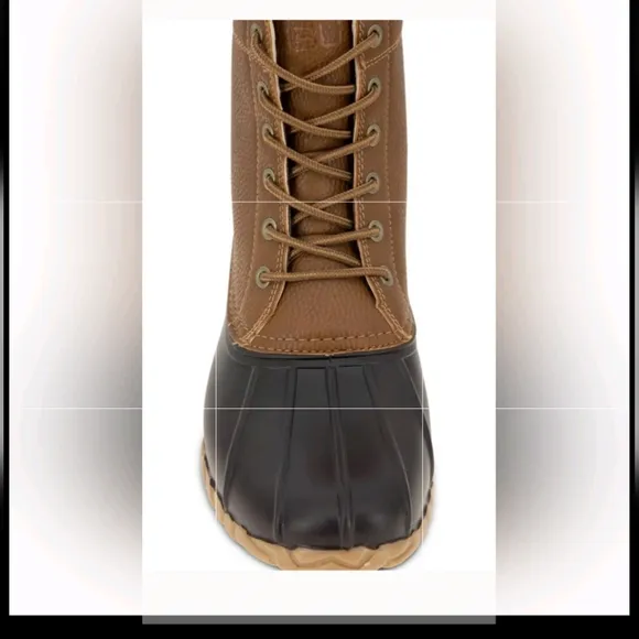 WATERPROOF -JBU MEN'S MAINE DARK BROWN DUCK BOOTS - NWT  NIB-SIZE Variou…