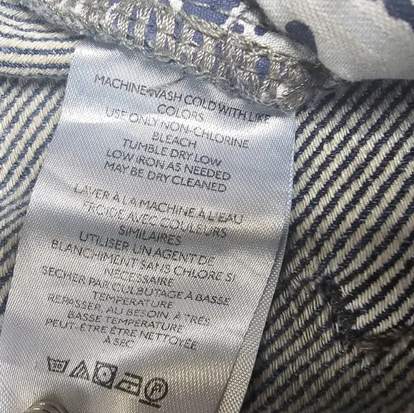 We The Free Osaka Jeans Button Fly Barrel Leg Casual Moto Relax Effortless S 25