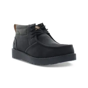 WEATHERPROOF VINTAGE Mens Black Pull Tab Chester Toe Platform Chukka Boots 10 M