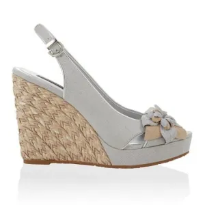 WHBM Slingback Wedge Platform Sandals Sz 9 NWB