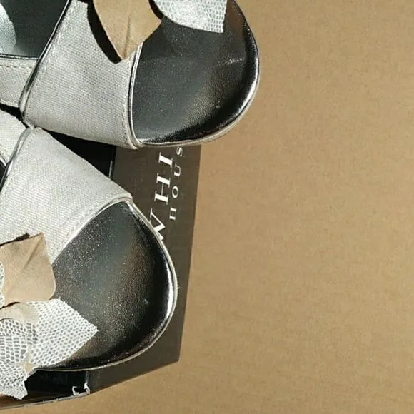 WHBM Slingback Wedge Platform Sandals Sz 9 NWB
