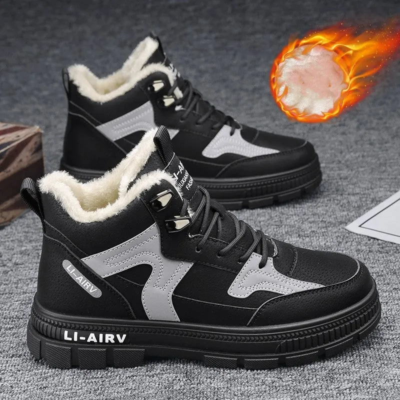 Winter Warm Ankle Boots Men | Anti-Cold Snow Boots | EnigmaParis