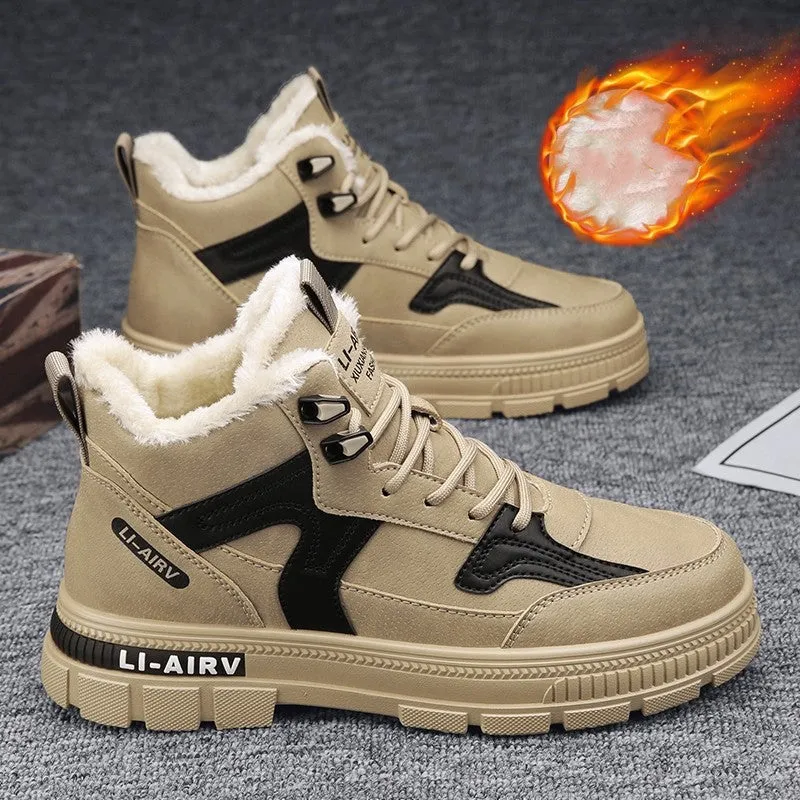 Winter Warm Ankle Boots Men | Anti-Cold Snow Boots | EnigmaParis
