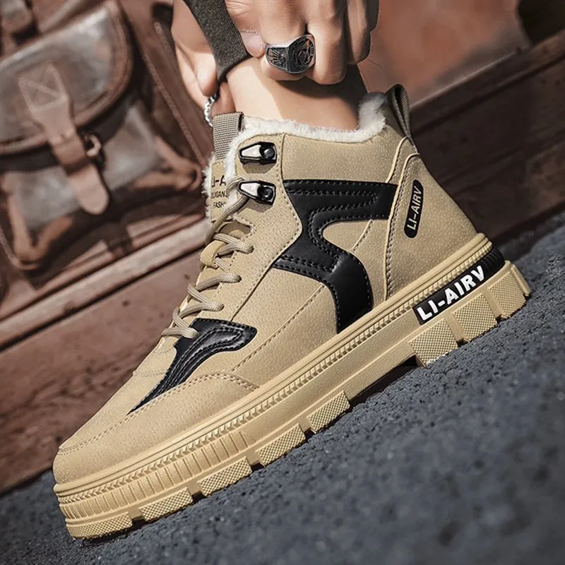 Winter Warm Ankle Boots Men | Anti-Cold Snow Boots | EnigmaParis
