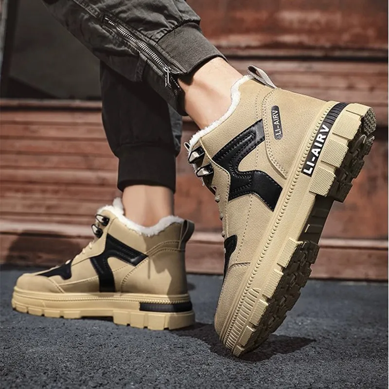Winter Warm Ankle Boots Men | Anti-Cold Snow Boots | EnigmaParis