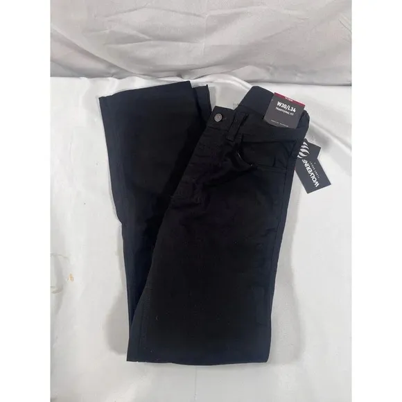 Wolverine FR Flame Resistant Pants Mens 30x34 Black Stretch Traditional Fit