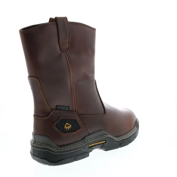 Wolverine Mens Raider DuraShocks Wellington Insulated 10&quot; Brown Boots (NWT)