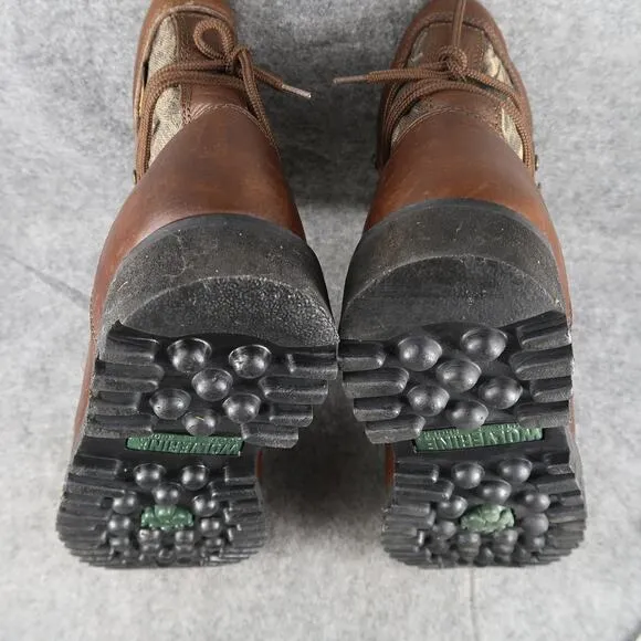 Wolverine Shoes Men 9.5 Boots Hunter Leather Camo Insulated Wide Width GTX Sport