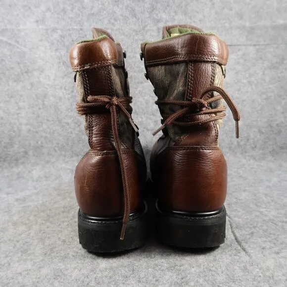 Wolverine Shoes Men 9.5 Boots Hunter Leather Camo Insulated Wide Width GTX Sport