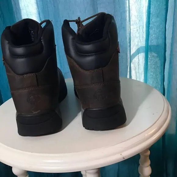 Wolverine Steel Toe Work Brown Shoes Size 11.5M