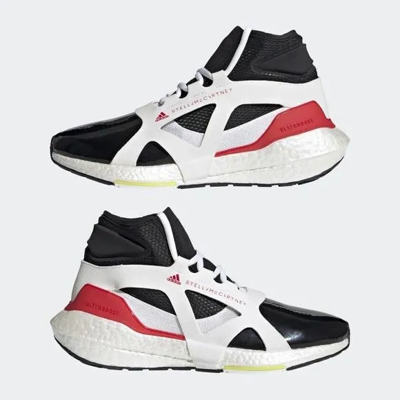 WOMEN'S Adidas UltraBoost 21 x Stella McCartney Shoes White Black FZ3044