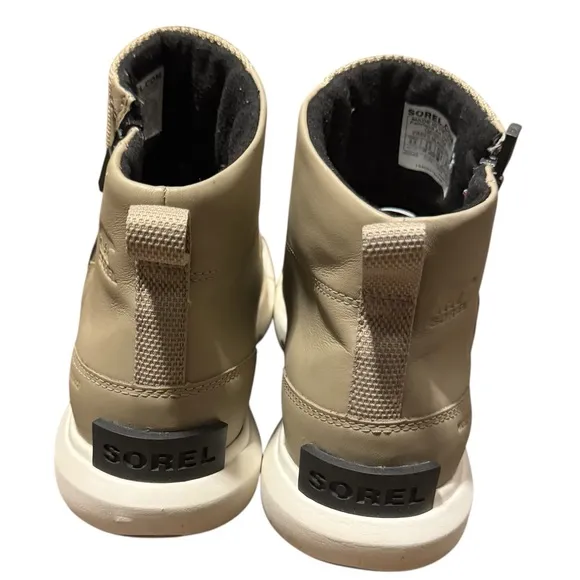 Women’s Sorel Explorer II Booties Size 8.5 Chic Beige Ankle Boots