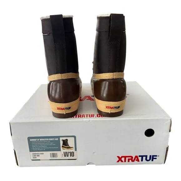 Xtratuf Women’s 8” Insulated Legacy Waterproof Boot Commercial Grade Size 10