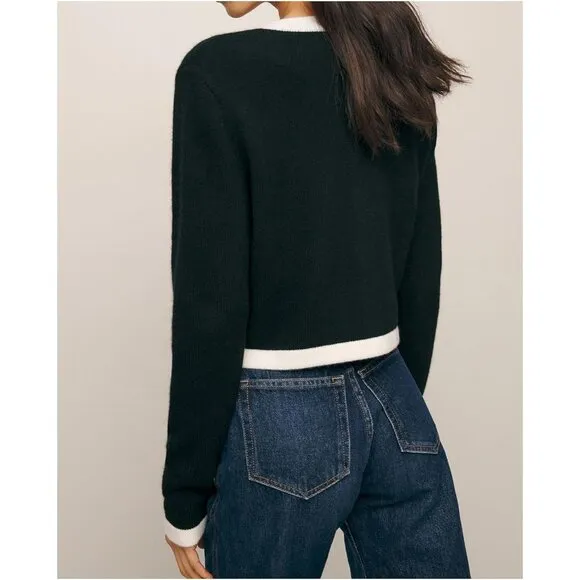 Yexpine Cardigan Sweaters Womens Black Lightweight Button Down Knit Lady
