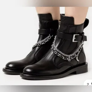 Zadig &amp; Voltaire Laureen Leather Zip Boots
