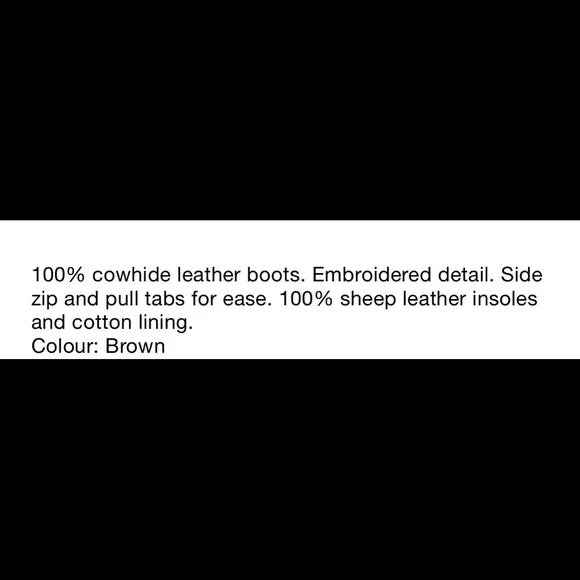 ZARA GENUINE LEATHER EMBROIDERED COWBOY BOOTS 7.5