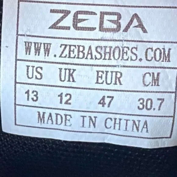 Zeba Shoes Mens 13 Hands Free Slip‎ On Athletic Sneaker Steel Onyx Grey Black