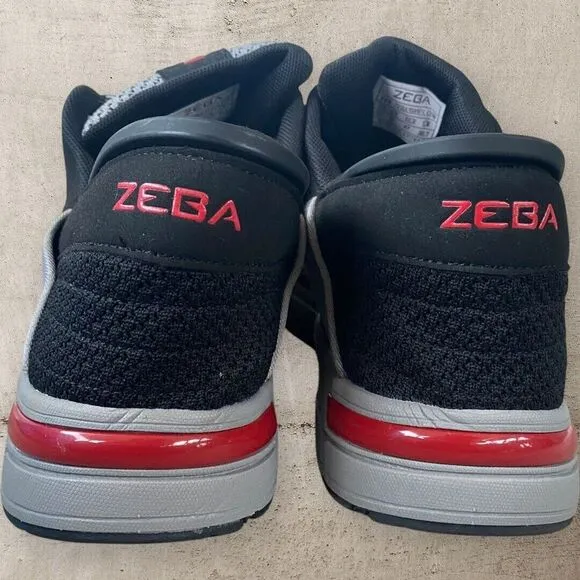 Zeba Shoes Mens 13 Hands Free Slip‎ On Athletic Sneaker Steel Onyx Grey Black