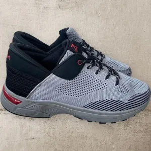 Zeba Shoes Mens 13 Hands Free Slip‎ On Athletic Sneaker Steel Onyx Grey Black